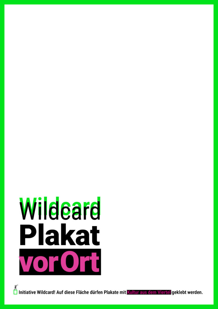 Wildcard-Plakat
